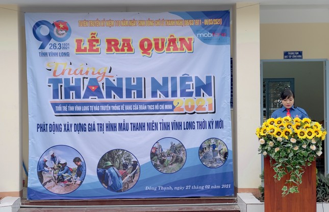 Vĩnh Long sôi nổi ra quân Tháng Thanh niên 2021 ảnh 2