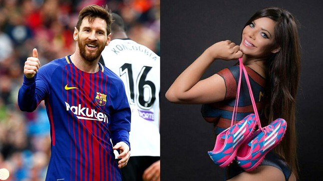 Messi 'tha thứ' cho người đẹp siêu vòng 3 ảnh 1