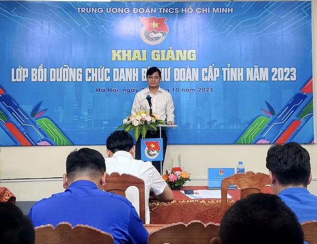 Khai giảng Lớp bồi dưỡng chức danh Bí thư Đoàn cấp tỉnh năm 2023 ảnh 1