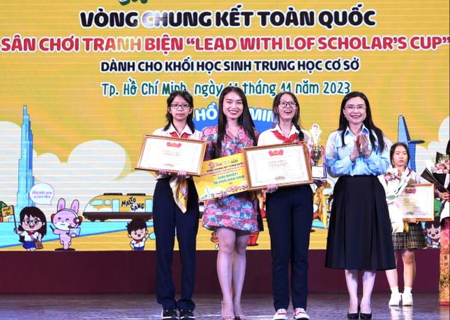 Học sinh đến từ TPHCM về nhất sân chơi tranh biện năm 2023 ảnh 3