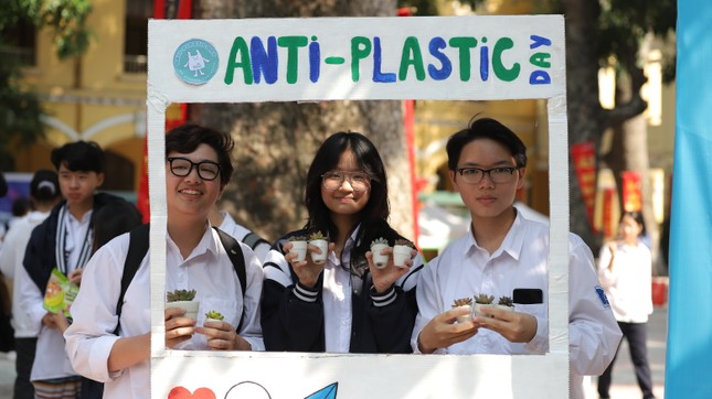 Học sinh Hà Nội lan tỏa bảo vệ môi trường, giảm rác thải nhựa ảnh 2