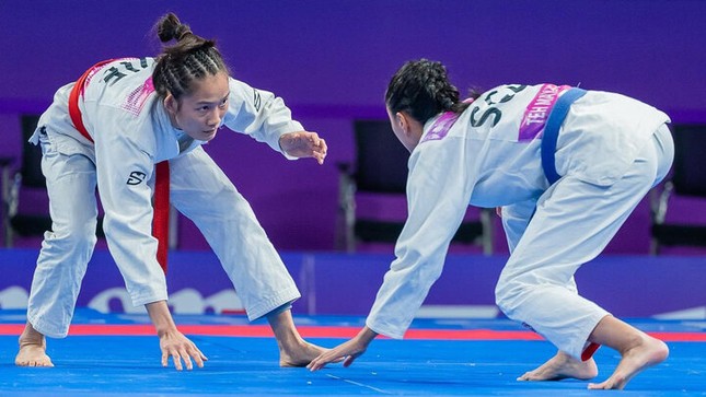 VĐV môn vật giành huy chương jujisu tại Asiad 19 ảnh 1