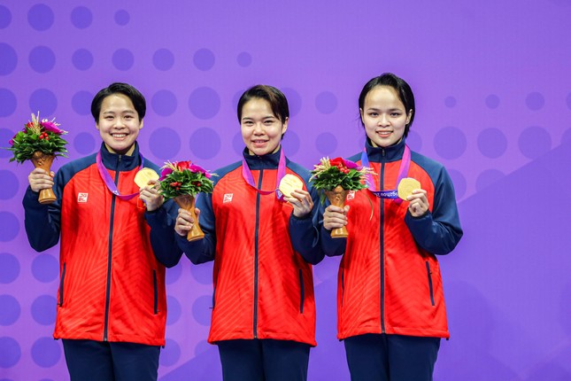 'Nữ hoàng kata' Nguyễn Hoàng Ngân: ‘Tôi rất xúc động, đây là tấm huy chương đáng giá nhất cuộc đời' ảnh 1