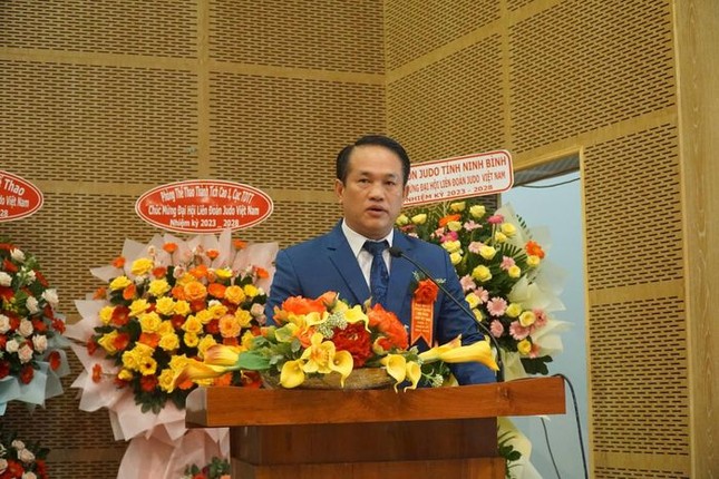 Ông Nguyễn Mạnh Hùng tái đắc cử Chủ tịch Liên đoàn Judo Việt Nam nhiệm kỳ V ảnh 1