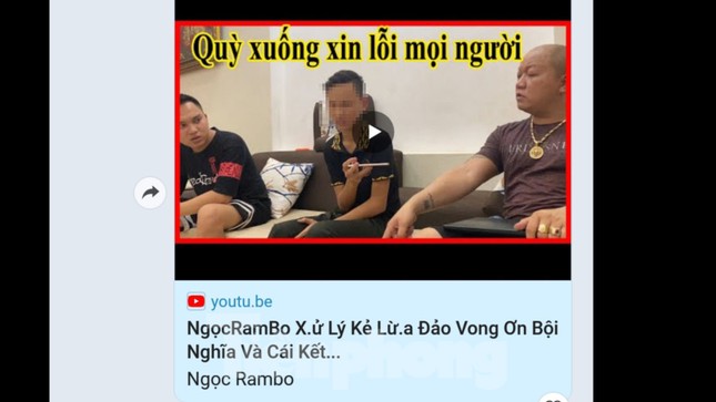Khởi tố, tạm giam 'giang hồ mạng' Ngọc 'Rambo' ảnh 1