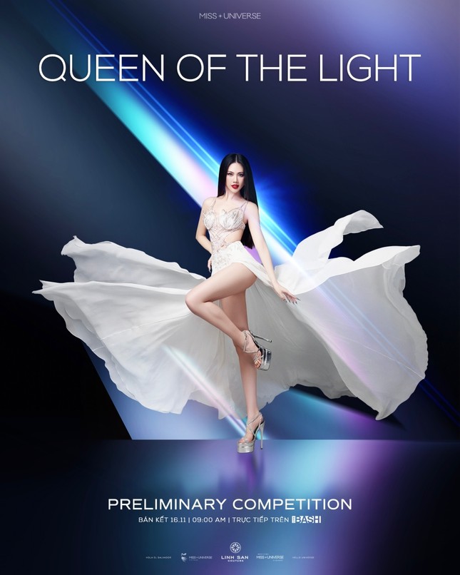 Miss Universe 2023: Thiết kế dạ hội cho Bán kết của Bùi Quỳnh Hoa lấy cảm hứng từ chính tên cô ảnh 5