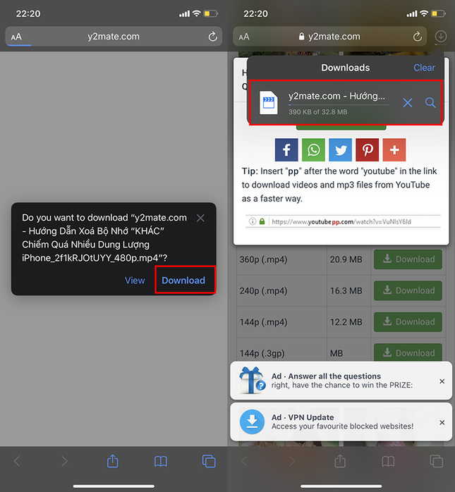 Đây là cách tải video từ YouTube về iPhone cực đơn giản, bạn biết chưa? ảnh 4