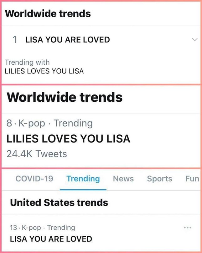 Lisa bị tấn công trên trang cá nhân, fan liền đẩy hashtag gửi gắm tình yêu lên #1 Trending ảnh 3