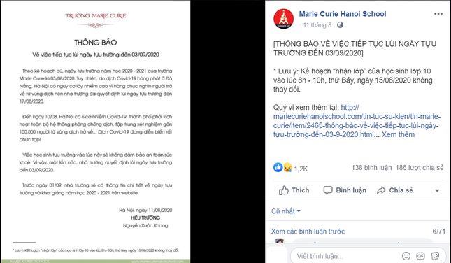 Nhiều trường học lùi lịch do COVID-19, mùa Hè của học sinh lại kéo dài “bất đắc dĩ“ ảnh 1