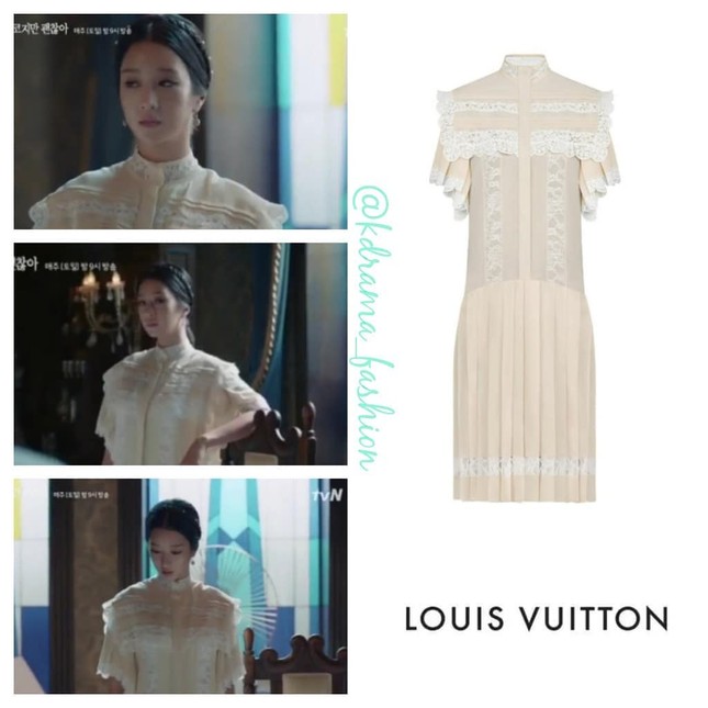 Đụng hàng váy Louis Vuitton nhưng Seo Ye Ji lại ăn đứt “con dâu vua sòng bạc” Ming Xi? ảnh 4