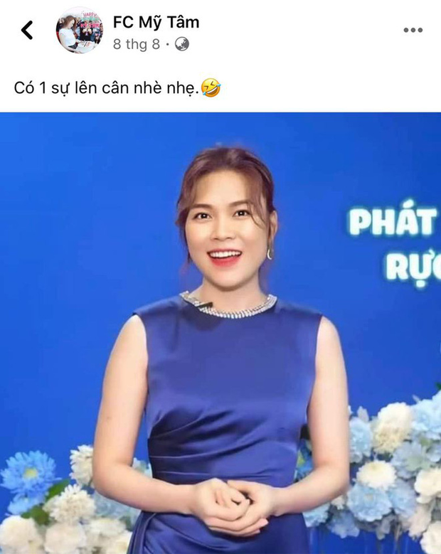 Fan bất ngờ khi thấy Mỹ Tâm tròn trịa lên thấy rõ, thần thái ngập tràn hạnh phúc ảnh 1