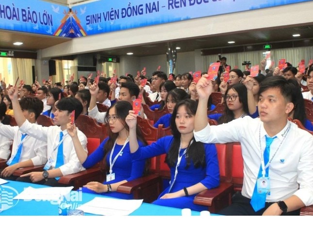 Anh Võ Văn Trung tái đắc cử Chủ tịch Hội Sinh viên Việt Nam tỉnh Đồng Nai ảnh 1