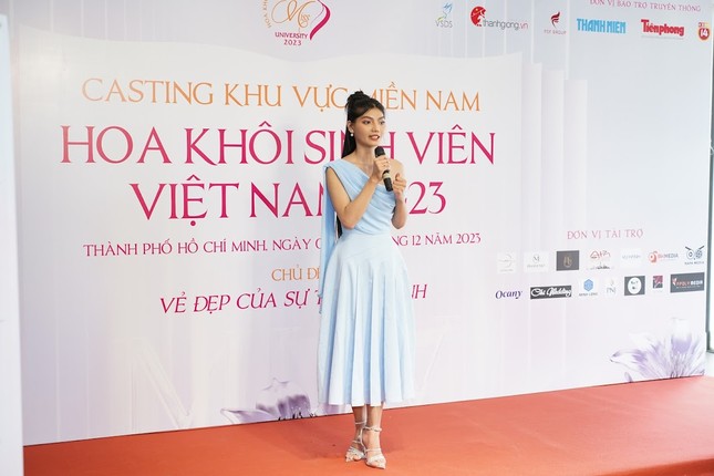 Nữ sinh miền Nam khoe sắc tại cuộc thi Hoa khôi sinh viên Việt Nam 2023 ảnh 7