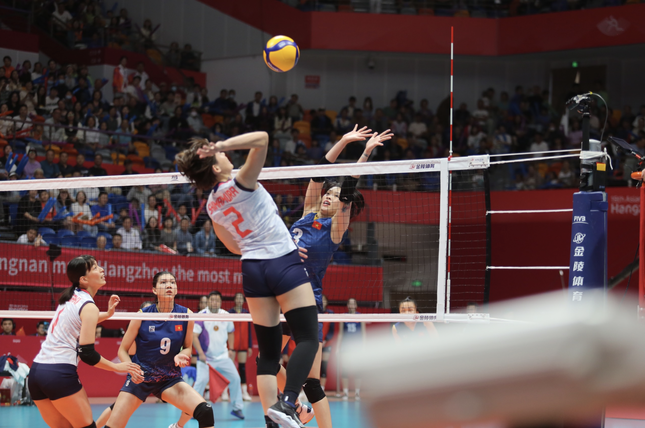 Thua Nhật Bản, bóng chuyền nữ tranh HCĐ Asiad 19 ảnh 1