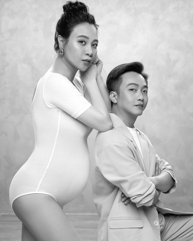 Đàm Thu Trang tung ảnh bầu, xác nhận mang thai với Cường đô la ảnh 1