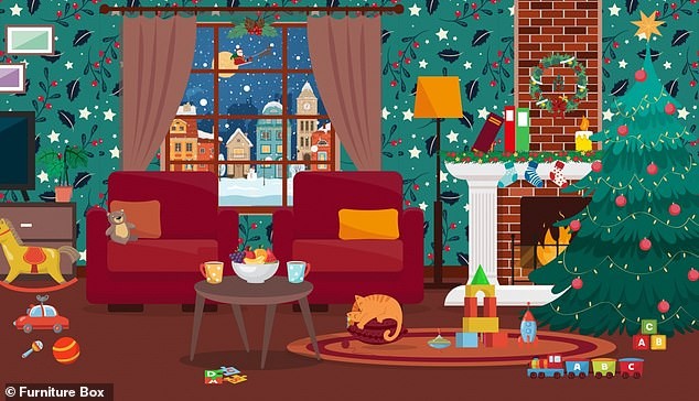 Trò chơi ‘Hack não’: Tìm mũ của ông già Noel trong giấy gói quà ảnh 2