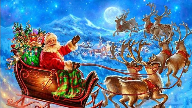 Đàn tuần lộc kéo xe của ông già Noel có mấy con?