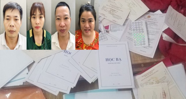 Hà Nội: Phá đường dây 'hô biến' học bạ điểm thấp thành điểm cao để đi du học ảnh 1