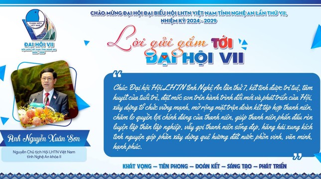 MC Khánh Vy, 'chiến thần livestream' Hà Linh gửi lời chúc tới Đại hội Hội LHTN tỉnh Nghệ An nhiệm kỳ 2024-2029 ảnh 2