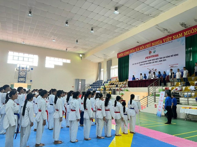 Sôi nổi Festival các câu lạc bộ Taekwondo thanh thiếu niên tỉnh Cao Bằng mở rộng ảnh 2