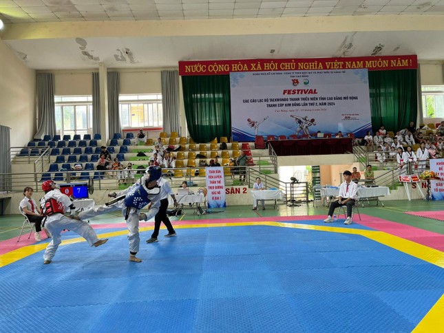 Sôi nổi Festival các câu lạc bộ Taekwondo thanh thiếu niên tỉnh Cao Bằng mở rộng ảnh 8