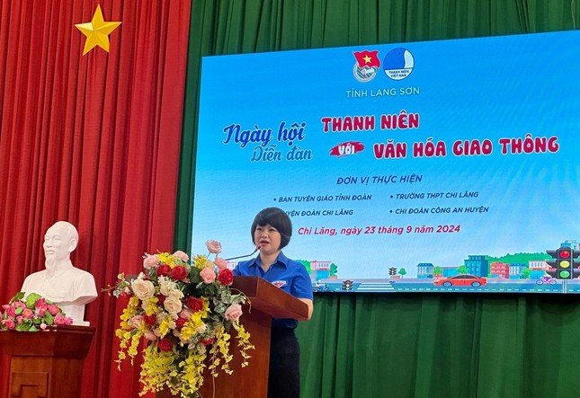 Ngày hội thanh niên Lạng Sơn với văn hóa giao thông ảnh 1