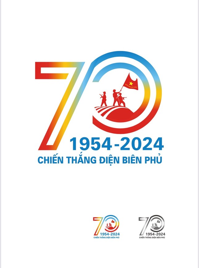 Bộ Văn hóa duyệt mẫu logo kỷ niệm 70 năm Chiến thắng Điện Biên Phủ ảnh 1