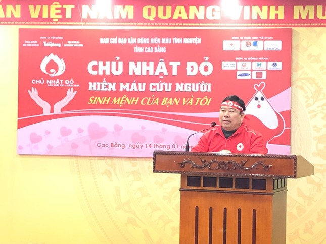 Lan tỏa Chủ Nhật Đỏ lần thứ XVI năm 2024 tại Cao Bằng ảnh 1