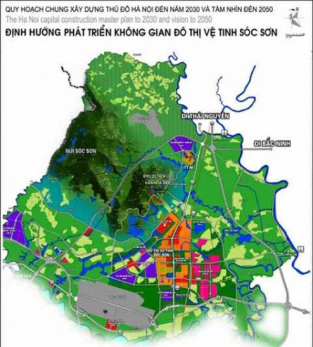 Hà Nội phê duyệt đồ án Quy hoạch phân khu đô thị Sóc Sơn khu 1 ảnh 1
