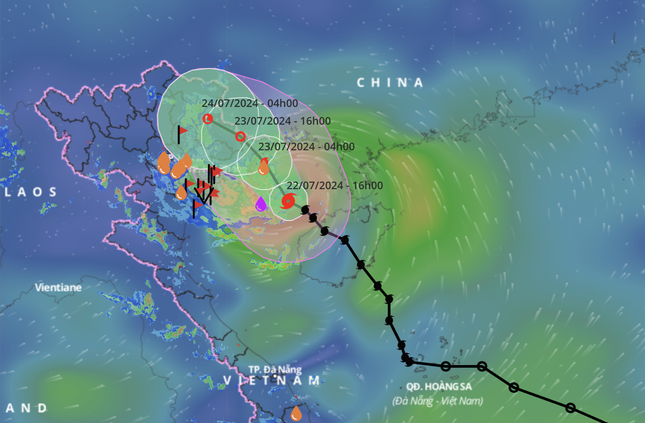 Bão áp sát đất liền Quảng Ninh – Hải Phòng, gió giật cấp 13 ảnh 1
