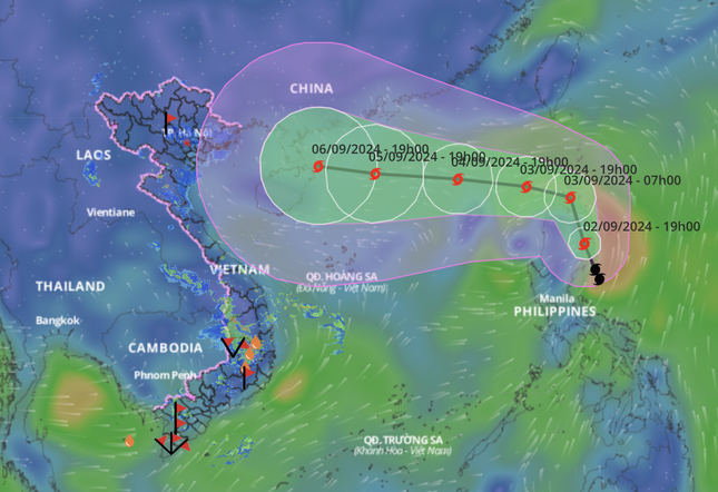 Đài quốc tế nhận định về bão YAGI ảnh 1