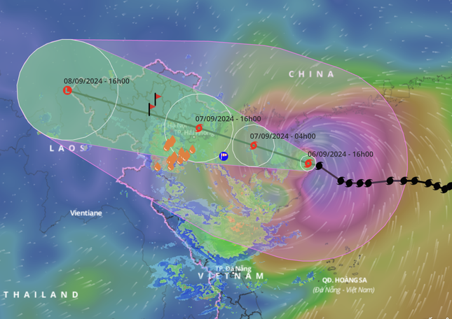 Bão YAGI đang diễn biến theo kịch bản rất xấu ảnh 1