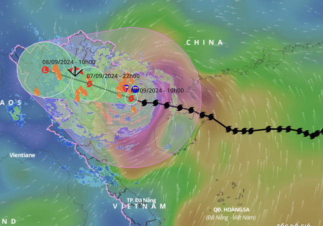 Bão số 3 vào đất liền theo kịch bản xấu nhất ảnh 1