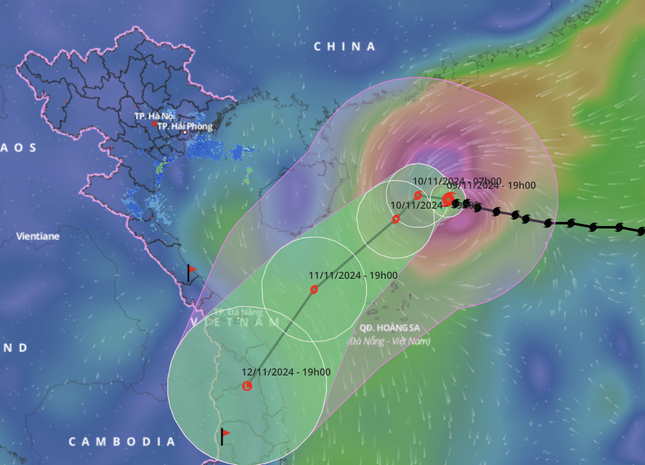 Bão số 7 bất ngờ mạnh trở lại, giật trên cấp 17 ảnh 1