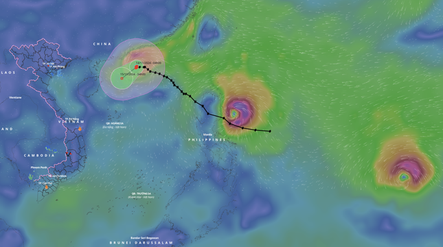 Bão số 8 suy yếu, gần Biển Đông thêm bão rất mạnh ảnh 1