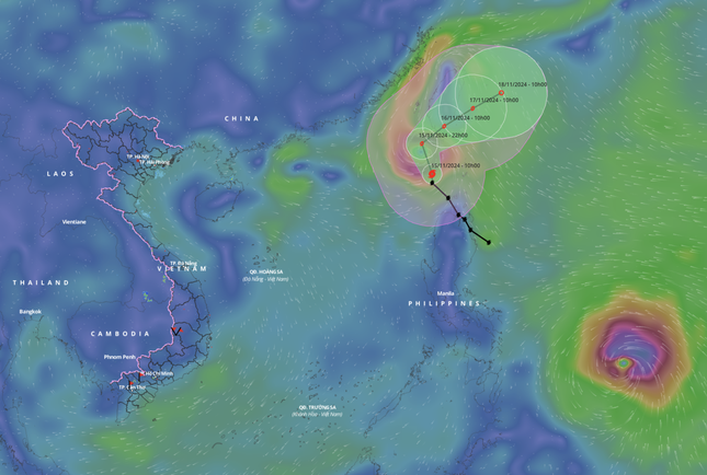 Biển Đông có thể đón bão mạnh vào đầu tuần tới ảnh 1