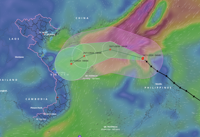 Bão Manyi vào Biển Đông, diễn biến khó lường ảnh 1