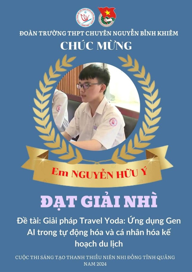  Chàng trai 2K7 chinh phục công nghệ AI với Travel Yoda ảnh 4