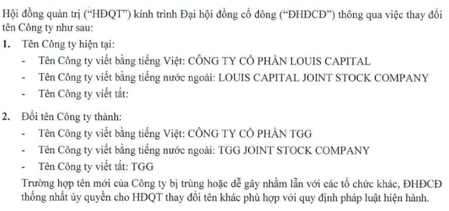 Công ty ông Nhân 'Louis' từng lãnh đạo muốn đổi tên, thay nhân sự cấp cao ảnh 1