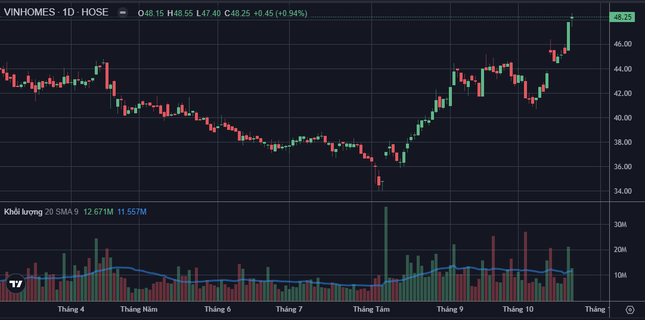 Cổ phiếu VHM lập đỉnh mới trước thềm thương vụ lịch sử ảnh 1
