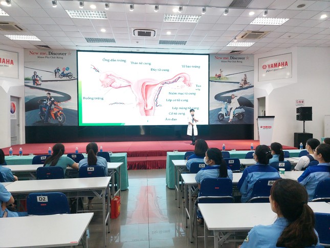 Hàng trăm nữ công nhân ở Hà Nội được khám sàng lọc ung thư ảnh 3