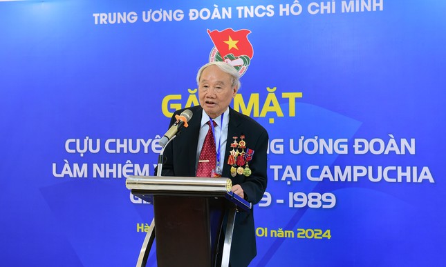 Trung ương Đoàn gặp mặt đoàn cựu chuyên gia làm nhiệm vụ quốc tế tại Campuchia ảnh 1
