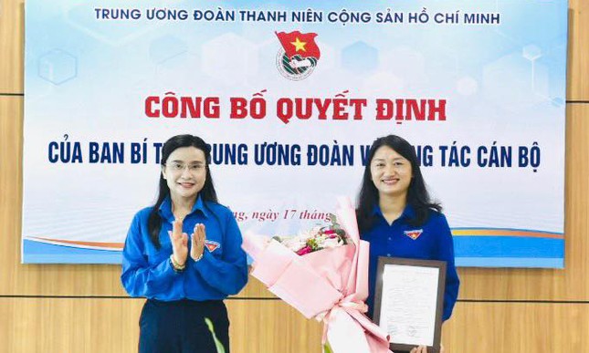 Công bố quyết định Ban Bí thư Trung ương Đoàn về công tác cán bộ ảnh 1