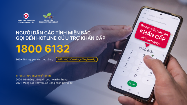 Vận hành tổng đài tiếp nhận thông tin cứu trợ khẩn cấp 18006132 ảnh 1