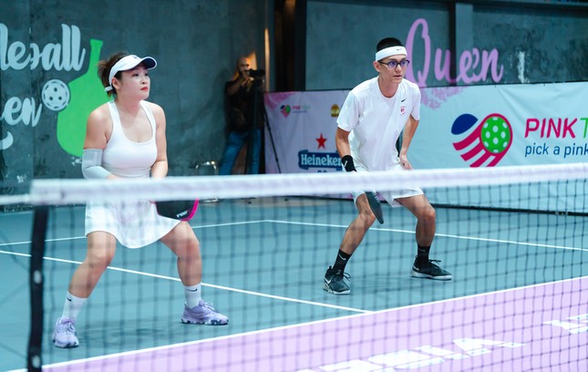 Sôi nổi giải Pickleball Gia đình trẻ Hà Nội 2024 ảnh 5