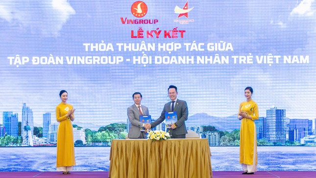 Hội Doanh nhân trẻ Việt Nam và Tập đoàn Vingroup hợp tác toàn diện vì tương lai xanh ảnh 2