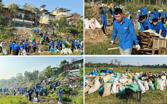 Hơn 300 tình nguyện viên vệ sinh, cải tạo không gian bờ sông Hồng ảnh 2