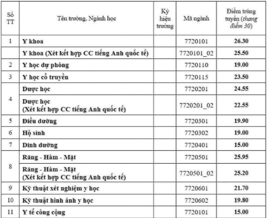 Toàn cảnh điểm chuẩn các trường Y dược: Ngành Tâm lý điểm cao đầu bảng ảnh 9