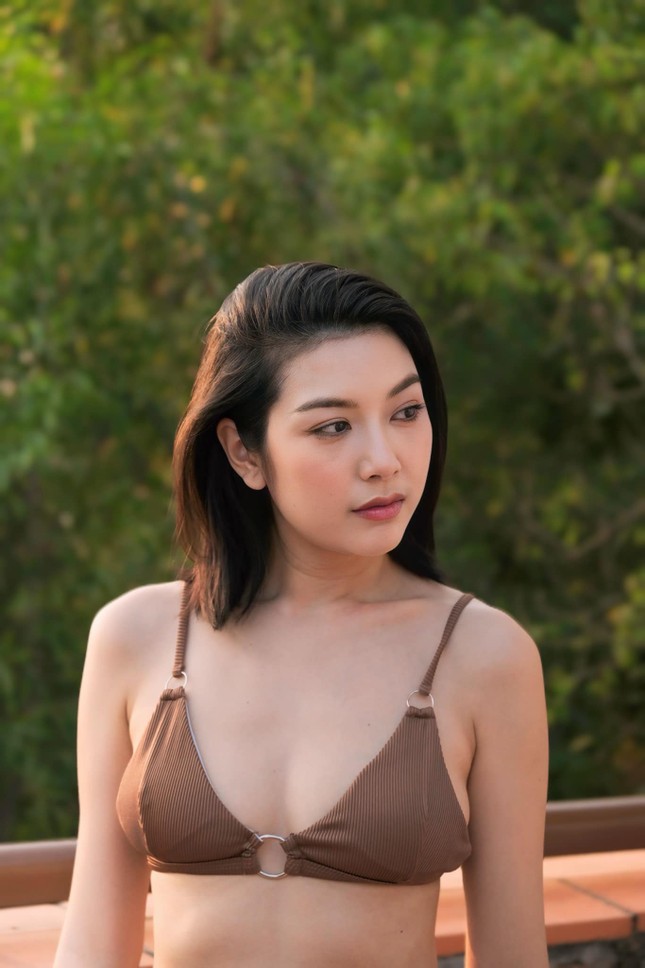 Thúy Vân không dám mặc bikini sau khi sinh con ảnh 2