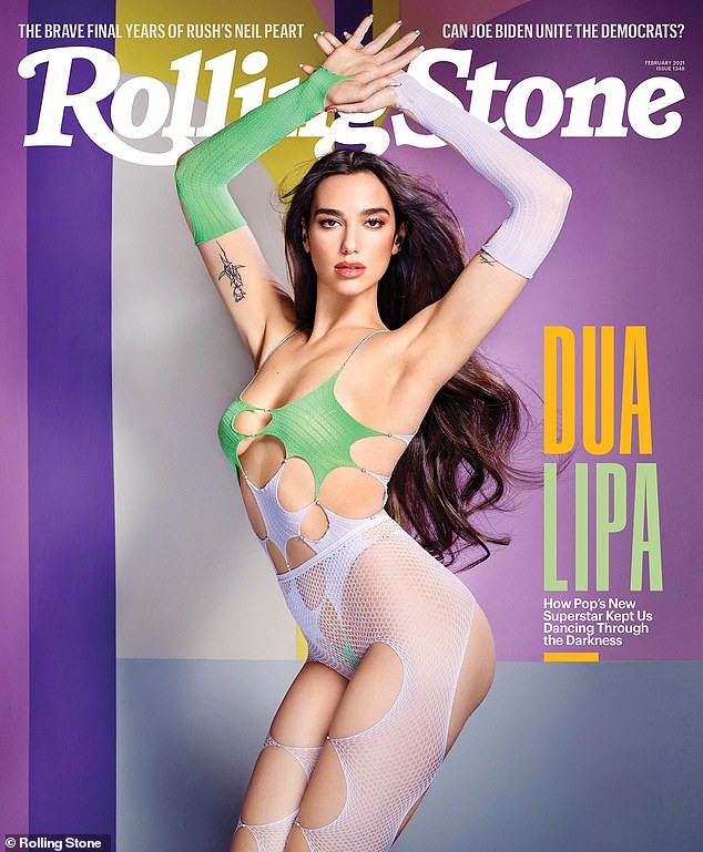 Dua Lipa stunned with bold revealing photos on Rolling Stone photo 1